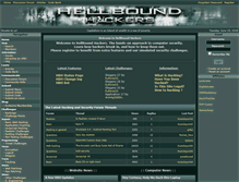 Tablet Screenshot of hellboundhackers.org